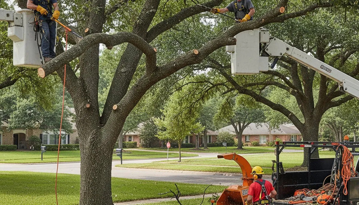 Arbor Tree Care pruning a tree in Harrisburg, PA for healthier, safer growth