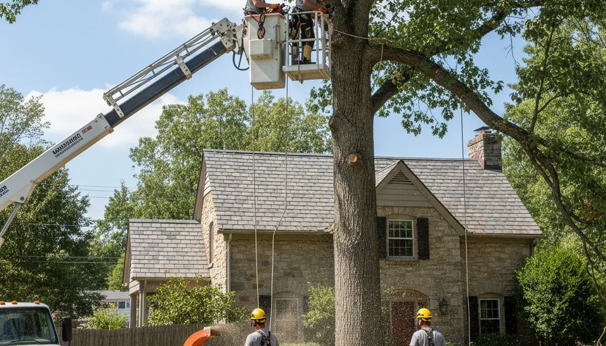 Tree service crew providing tree removal in Harrisburg, PA